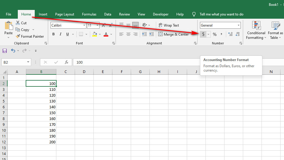 accounting-number-format-shortcut-button