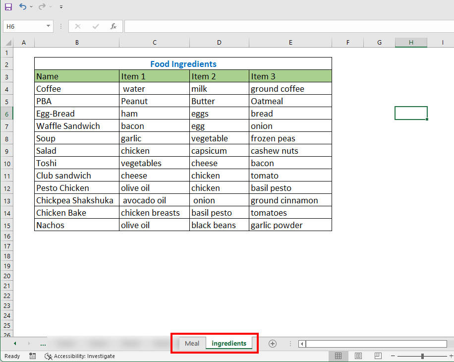 ingredients-sheet