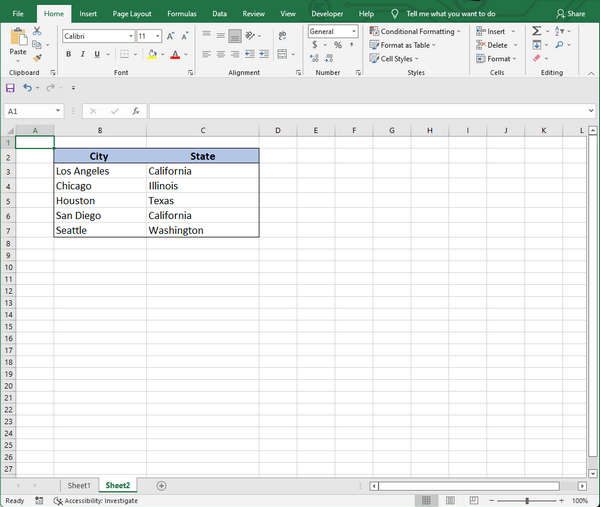 Excel Formula To Get Data From Another Sheet Based On Cell Value