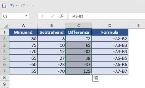 FIND DIFFERENCE BETWEEN TWO NUMBERS POSITIVE OR NEGATIVE IN EXCEL intelligence overview