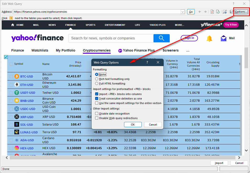 web-query-options