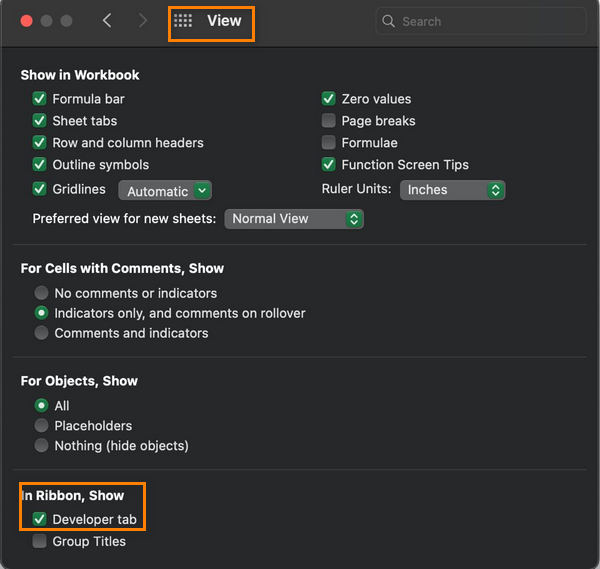 enable-developer-tab-excel-mac