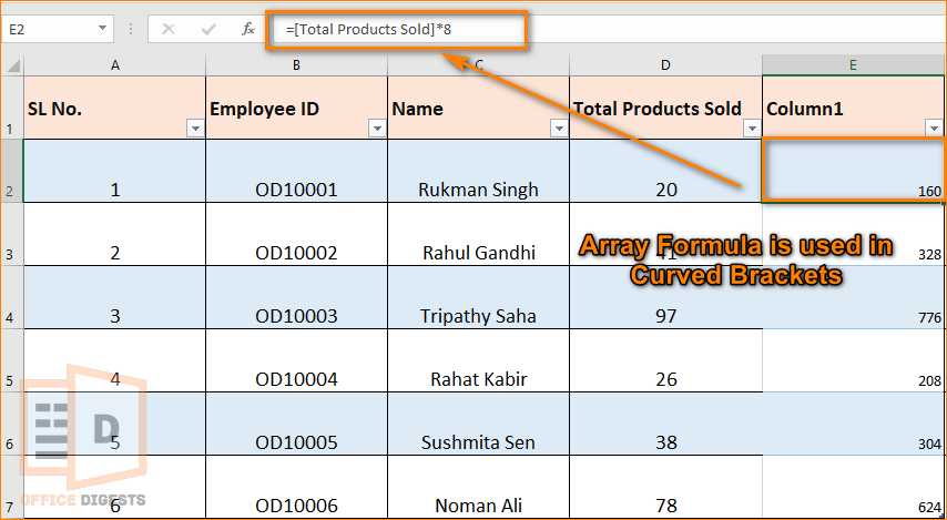 array-formula-in-excel