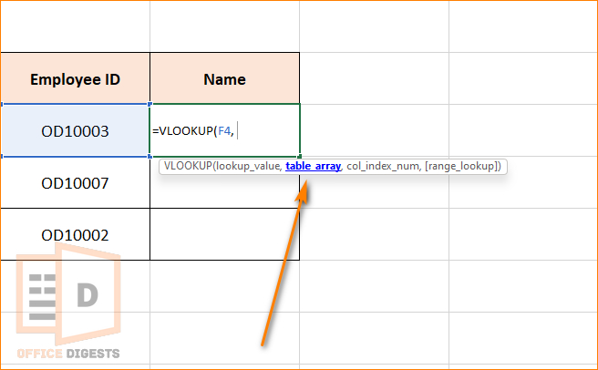 array-table-in-excel