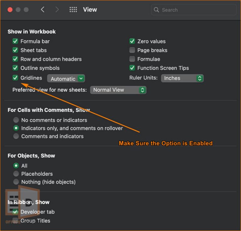 Remove Gridlines In Excel Show Or Hide Grids In 1 Click 4129