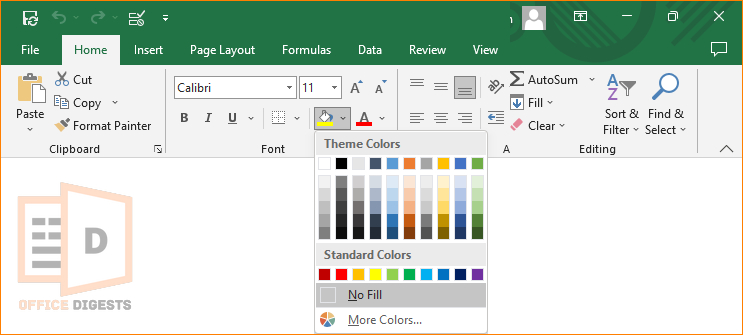 fill-color-excel