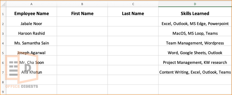 split-names-in-excel