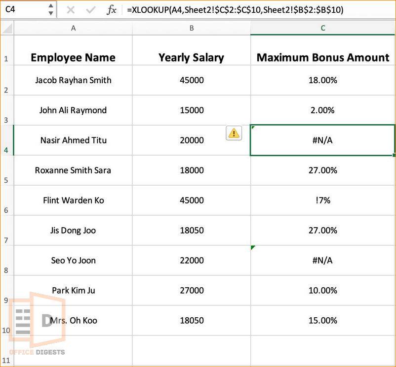 xlookup-value-error