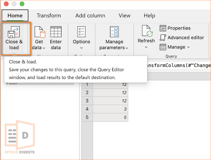 close-and-load-power-query