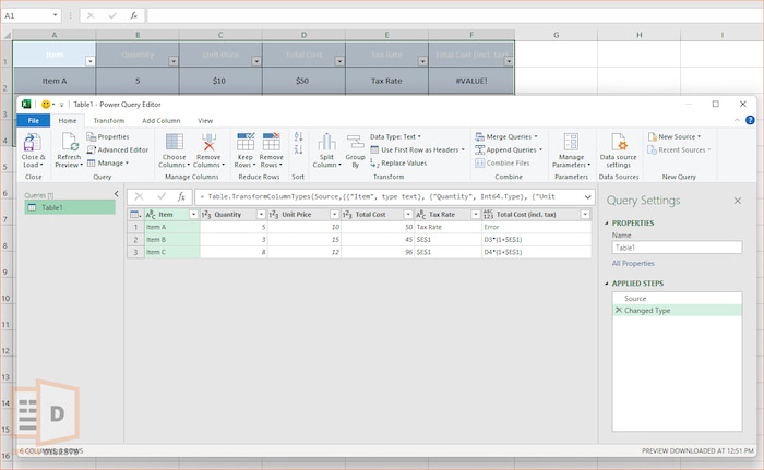 create-table-using-power-query-windows