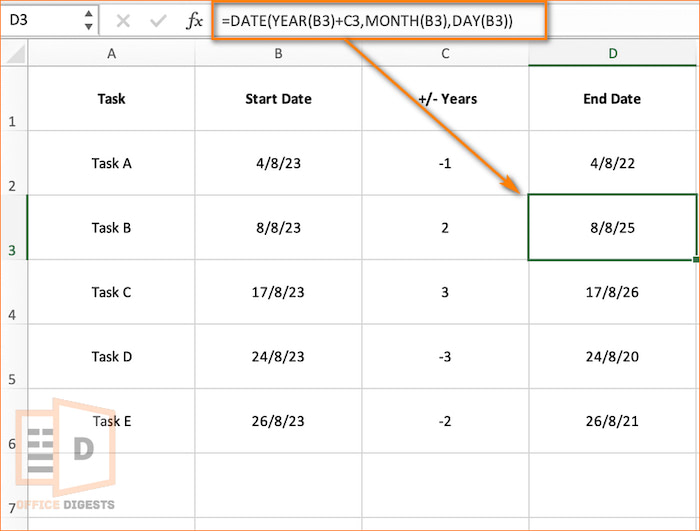 use-date-function-to-add-subtract-years-from-date-excel