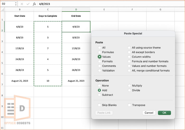 use-paste-special-to-add-days-to-a-date-excel