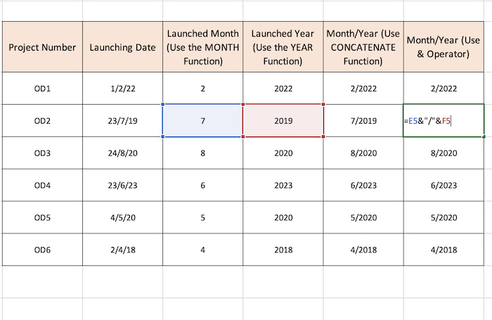 Convert Date To Month And Year In Excel Free Templates 3912