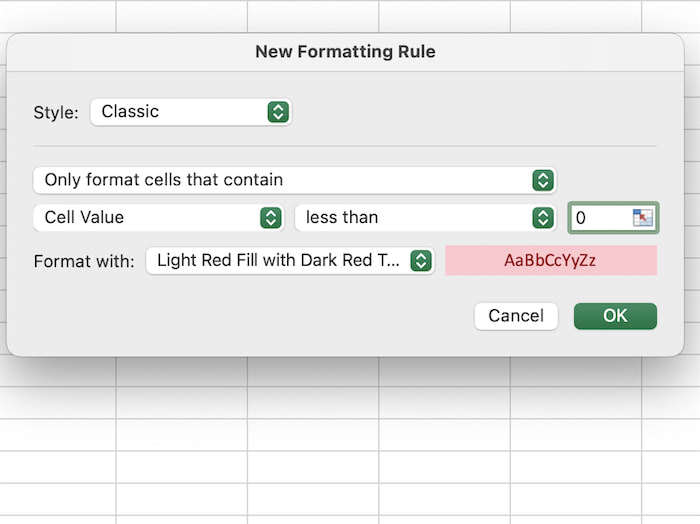 conditional-formatting-mac-excel