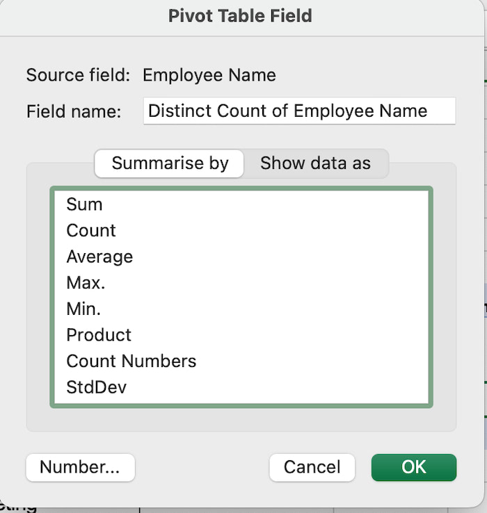 distinct-number-of-employees