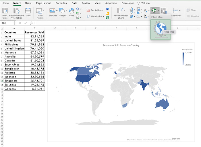 interactive-map-chart-excel-ms-office-365