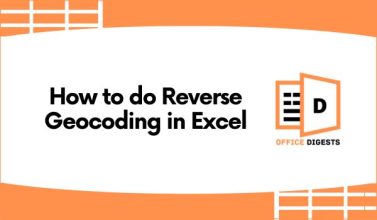 How to do Reverse Geocoding in Excel [With Authentic Images]