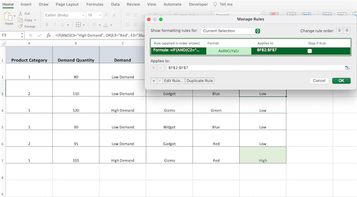 and-boolean-operator-conditional-formatting