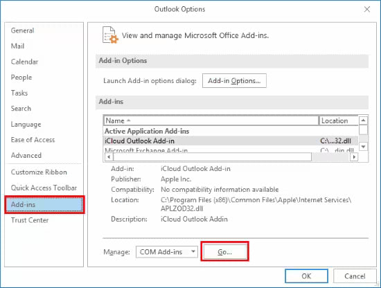 choose-add-ins-from-outlook-options