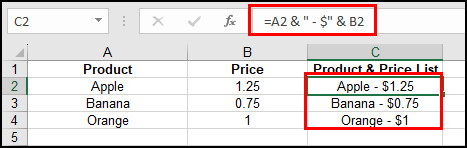 excel-using-ampersand-to-concatenate