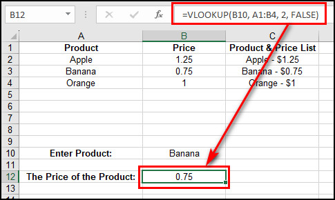 excel-vlookup-product-price