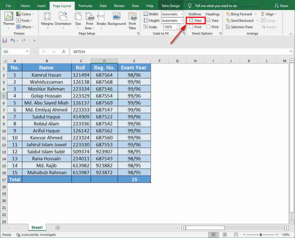 How To Make Excel Tables Look Good Simple Tricks